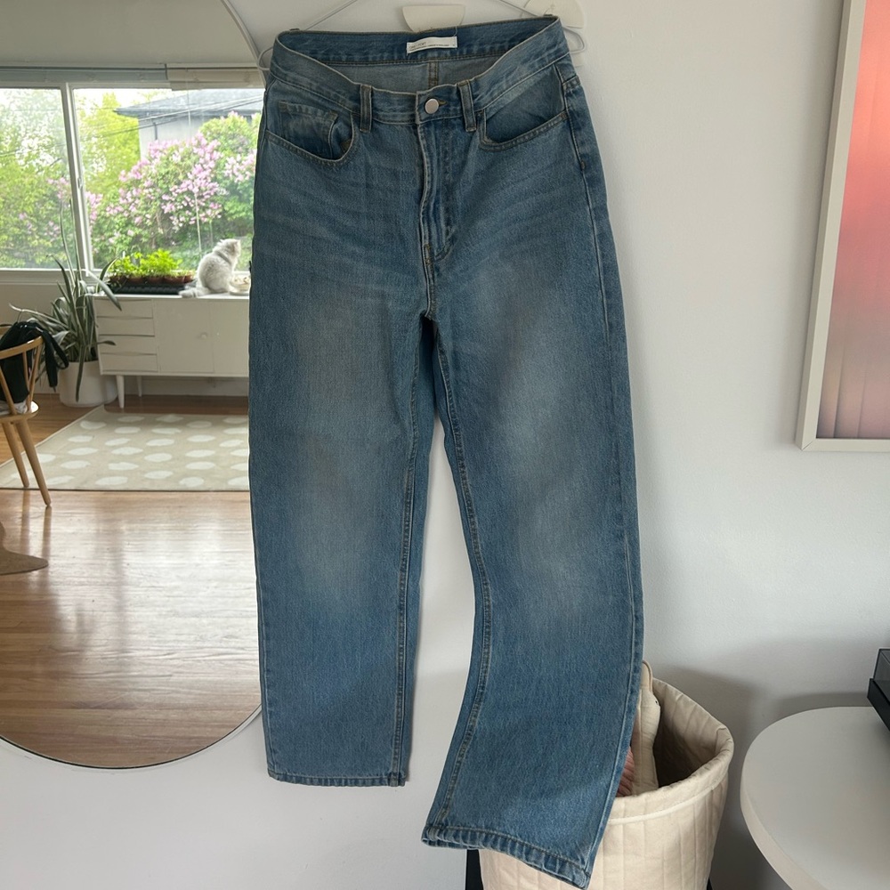 New Oak + Fort Wide Leg Jeans 27